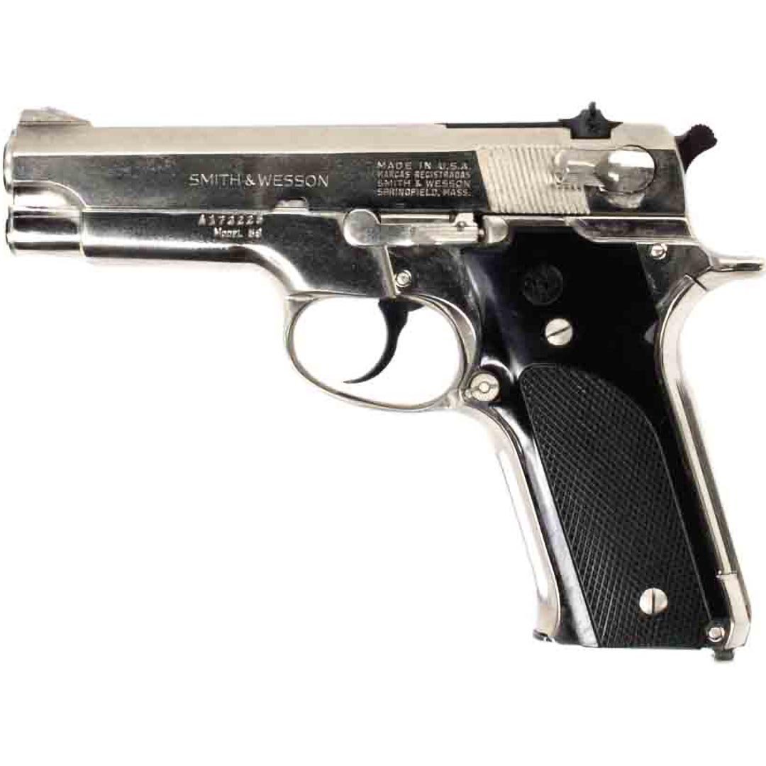 Smith & Wesson Model 59 9mm Luger Semi-Auto Pistol Nickel Finish
